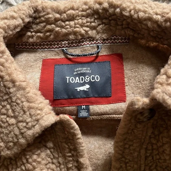 Toad and Company Sherpa button jacket. - Picture 2 of 2